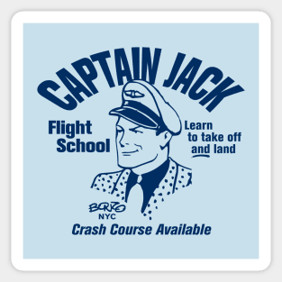 Captain Jack Flight School 1 Sticker